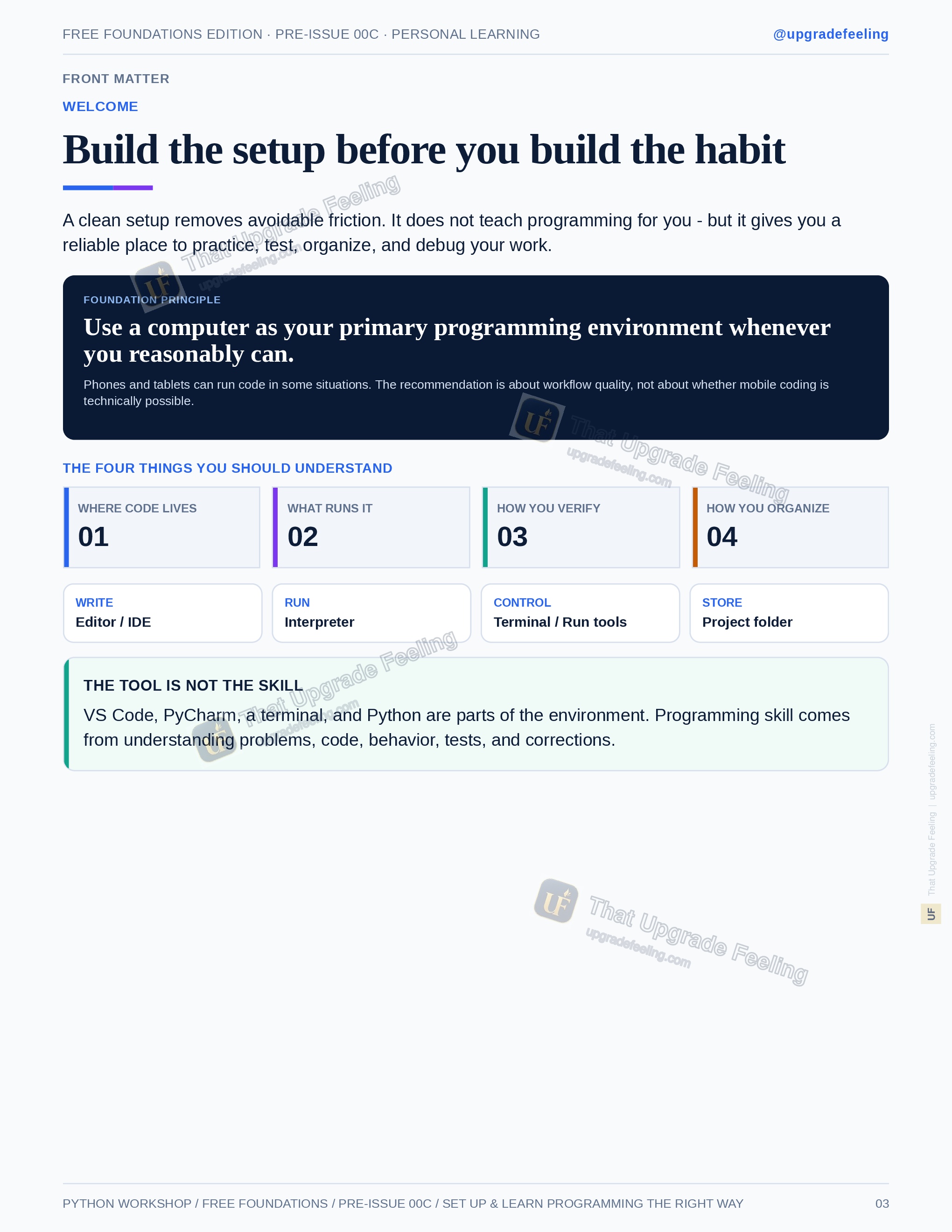 Set Up & Learn Programming the Right Way — preview page 3 of 6